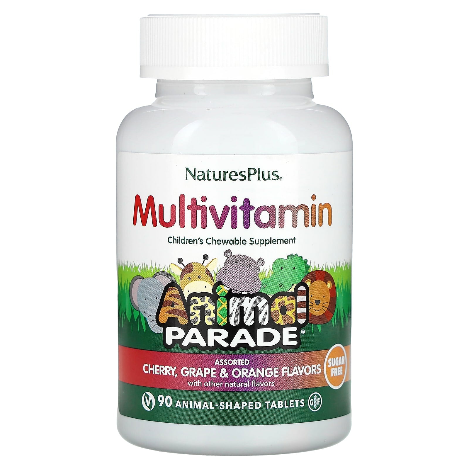 Nature's Plus, Ap Sugarfree Assorted, 90 Chewables UPC 097467299184 | Hilife Vitamins
